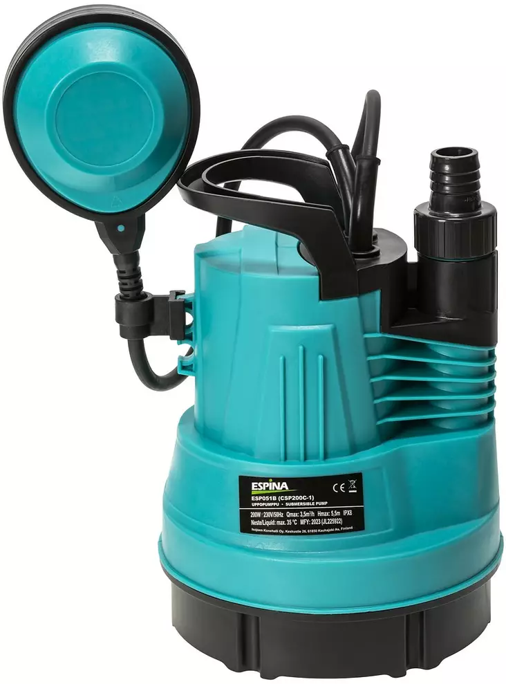 UPPOPUMPPU 200W/230V MUOVI - Uppo- ja vesipumput - ESP051B - 1