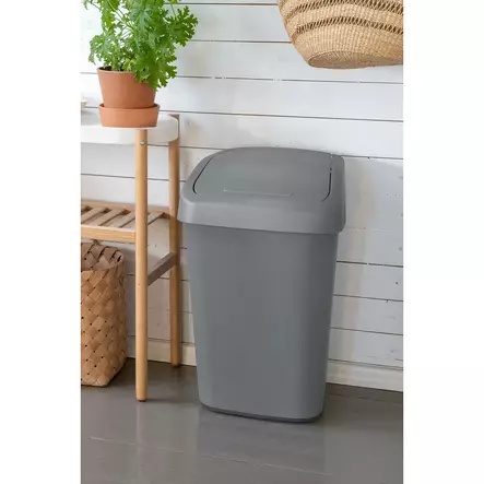 Heiluriroskis 50 L Kivenharmaa - Siivousvälineet - OX008C - 2