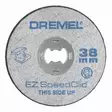 Dremel 456SC Katkaisulaikka 5 kpl 38 mm - Dremel pienoistyökalun tarvikkeet - 2615S456JC - 1