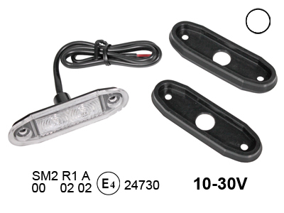 LED-ÄÄRIVALO KIRK. 10-30V - Peräkärryn valot - 1608-3000C - 1