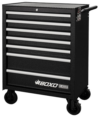 TYÖKALUVAUNU BOXO CLASSIC MUSTA - Työkaluvaunut - 285-7071C - 1