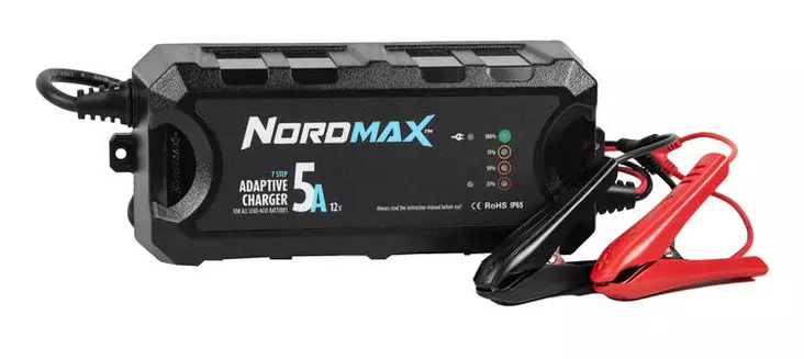NORDMAX 5A 12V AUTOM. LATURI IP65 - Laturit ja boosterit - NM125AC - 1