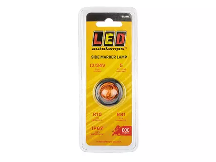 LED-ÄÄRIVALO KELTAINEN 12/24V HALK.28MM - Peräkärryn valot - 181AME - 2