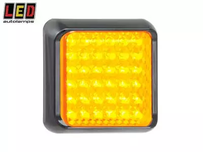 TAKAVALO LED 100X100X28 KELT - Peräkärryn valot - 1614-80AME - 1