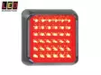 TAKAVALO LED 100X100X28 PUN - Peräkärryn valot - 1614-80RME - 1