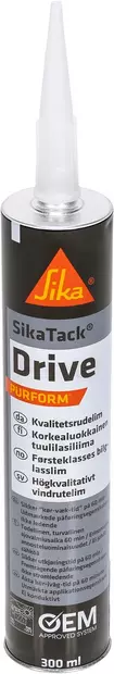 TUULILASILIIMA SIKATACK DRIVE 300ML MUSTA PURFORM - Rakennuskemikaalit - SIK036BPF - 1