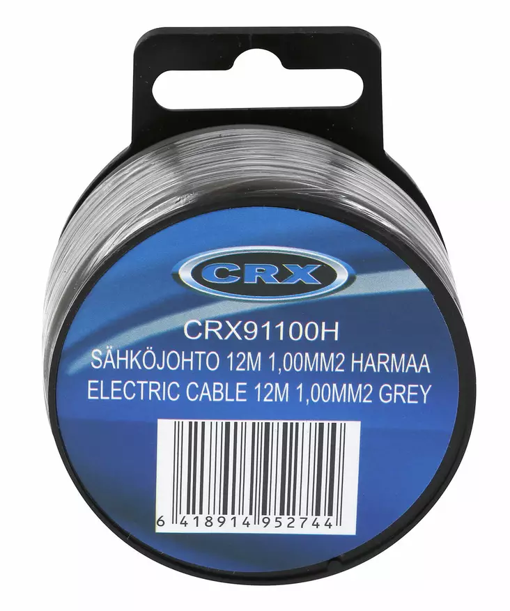 SÄHKÖJOHTO 9M 1,50MM2 HARMAA - Sähköjohdot - CRX91150H - 1