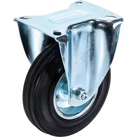 Kiintopyörä 200mm Teräs/Kumi - Vaunu- ja kalusterenkaat - XPV0200KI - 1