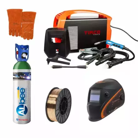 TIMCO MI250MIG MIG Hitsauskonepaketti 11l Kaasupullolla - MIG-hitsaus - MI250MIG-PAKETTI - 7