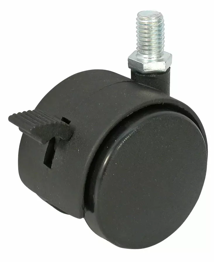 PYÖRÄ HUONEKALU 50MM 4KPL MVI M-KIERRE+JARRU - Vaunu- ja kalusterenkaat - XPH50TJ - 1