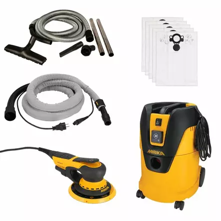 Mirka® DEROS II 650 150 mm Epäkeskohiomakone Imurivarustuksella - Hiomakoneet - DEROSIMURIPAK - 1