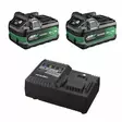 Hikoki akkupaketti 36V 2X BSL36A18X + Laturi UC18YSL3 MV - Akku-laturipaketit - HIBSL36A18XPAK - 1