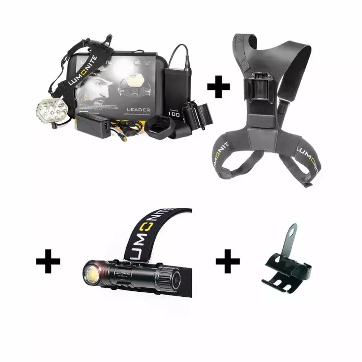 LUMONITE LEADER SUUNNISTAJAN PAKETTI - Taskulamput ja otsavalot - LEADERPAK - 1