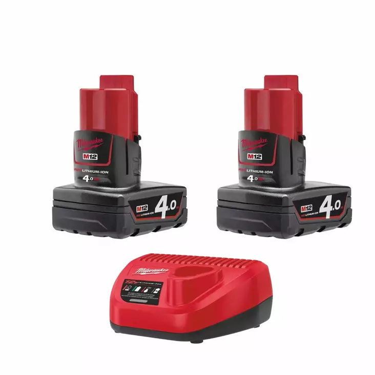 MILWAUKEE M12 AKKU+LATURIPAKETTI - Akku-laturipaketit - MWM12PAK - 1