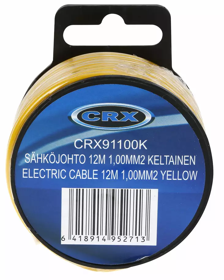 SÄHKÖJOHTO 7M 2,50MM2 KELTAINEN - Sähköjohdot - CRX91250K - 1