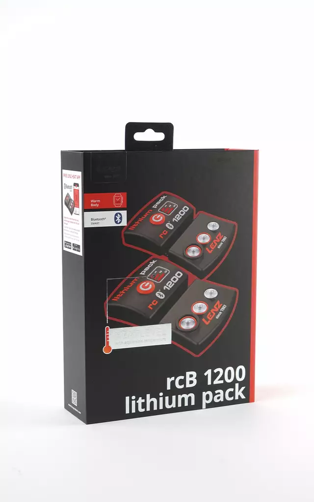 LENZ Akkupaketti rcB 1200 akkupari+USB latauskaapeli - Talvihanskat - 1330-AK - 1