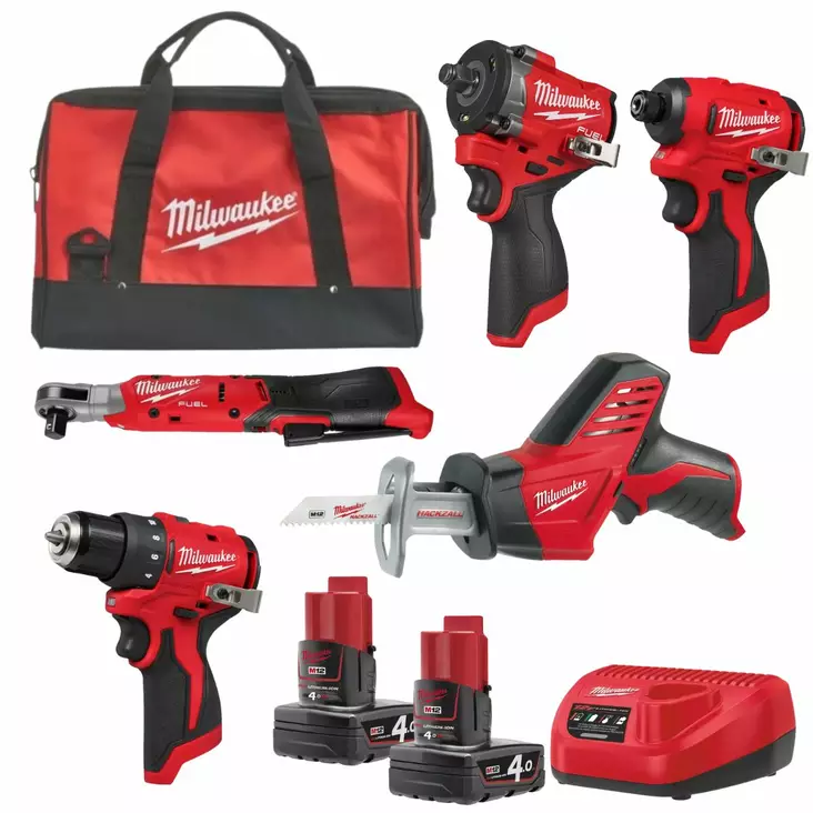 Milwaukee M12 Asentajan Akkukonesarja - Akkukonesarjat - MWM1212KONEPAK - 1