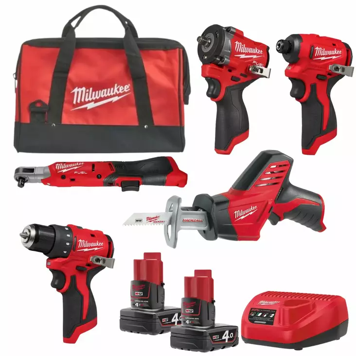 Milwaukee M12 Akkukonesarja - Akkukonesarjat - MWM1238KONEPAK - 1