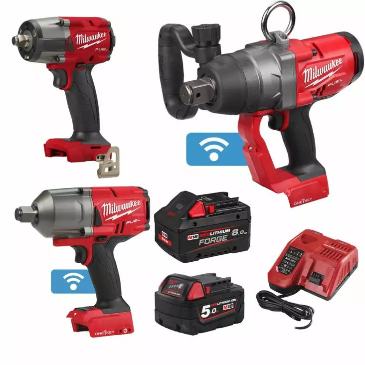 MILWAUKEE PULTTIKONE SETTI - Mutterinvääntimet - MWPULTTIK - 2