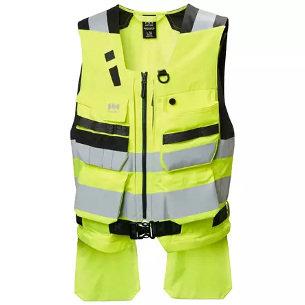 Helly Hansen Työkaluliivi HI-VIS ALNA 4X CNCT FL.Kel./Ebony HH Connect yhteensopiva liivi - Suojavarusteet - 27-27-HH77130-369-2XL - 1