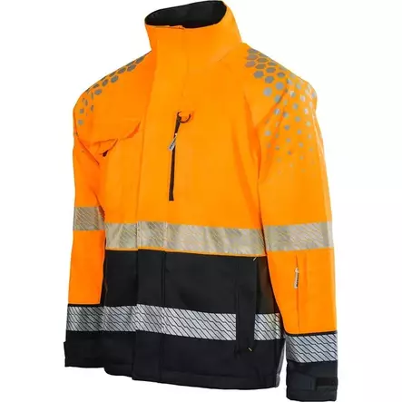 Huomiotakki Dilan Hi-Vis Oranssi/Musta 2LK - Kesätyötakit - PAT617O-2XL - 1