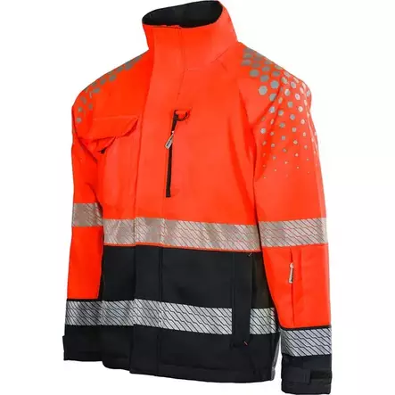 Huomiotakki Dilan HI-VIS punainen/musta 2LK - Kesätyötakit - PAT617P-2XL - 1