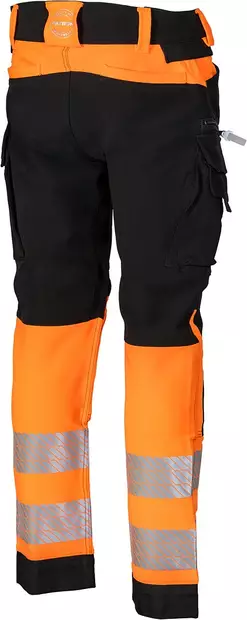 Naisten Stretchhousu Leni Hi-Vis Oranssi/musta - Naisten työvaatteet - PAT616O-2XL - 2