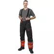 TALVIHOUSUT AUSTIN FL.PUN/MUSTA LK1 - Talvityöhousut - PAT525P-2XL - 1