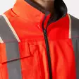 Helly Hansen huomiotakki HI-VIS UC-ME FL.Punainen/Ebony - Kesätyötakit - HH77215-169-2XL - 5