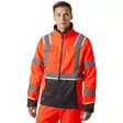 Helly Hansen huomiotakki HI-VIS UC-ME FL.Punainen/Ebony - Kesätyötakit - HH77215-169-2XL - 1
