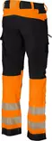 Miesten Stretchhousu Luka Hi-Vis Oranssi/Musta - Kesätyöhousut - PAT615O-2XL - 2