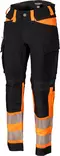 Naisten Stretchhousu Leni Hi-Vis Oranssi/musta - Naisten työvaatteet - PAT616O-2XL - 1