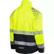 Patron Huomiotakki Dilan Hi-Vis Kelt/Musta LK2 - Kesätyötakit - PAT617KM-2XL - 2