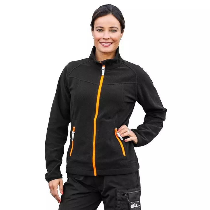 FLEECETAKKI ARGONIT MUSTA/FL.OR - Paidat ja hupparit - PAT174O-2XL - 1