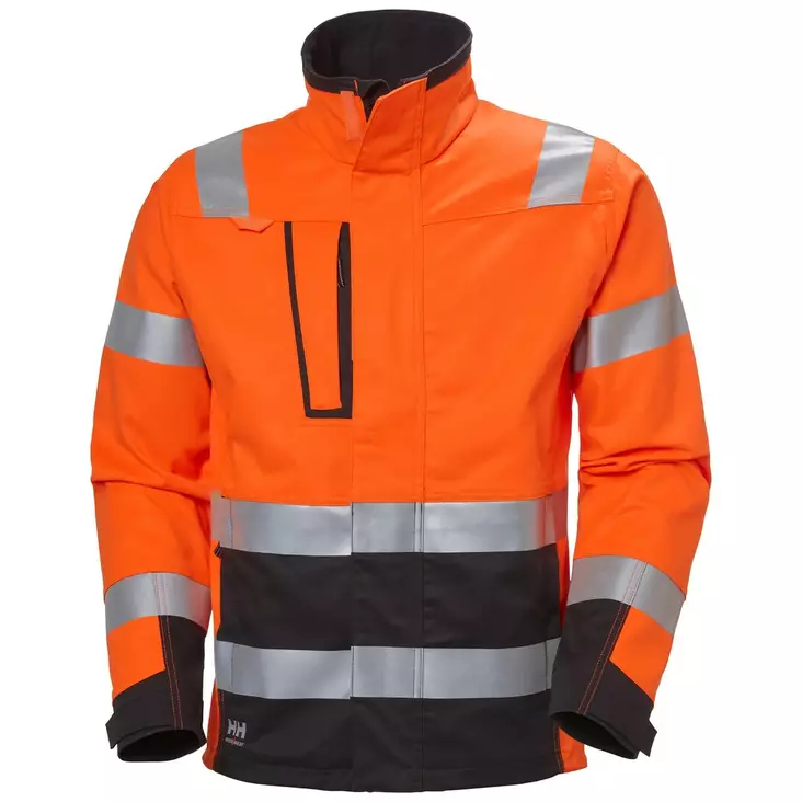 HELLY HANSEN TYÖTAKKI ALNA 2.0 FL.ORANSSI LK3 - Kesätyötakit - HH77220-269-2XL - 1