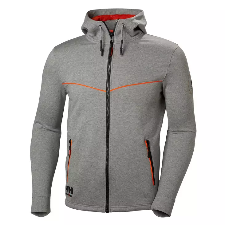 HUPPARITAKKI CHELSEA EVO HARMAA/ORANSSI - Kesätyötakit - HH79197-930-2XL - 2
