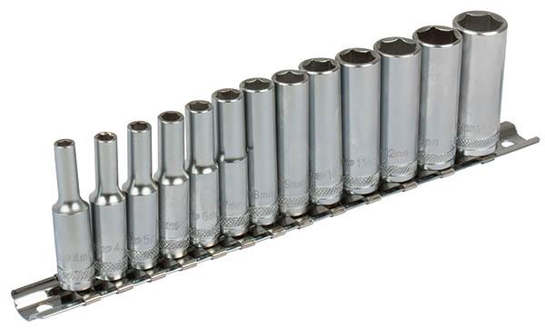 HYLSYSARJA 1/4" PITKÄT HYLSYT 4-14MM - Hylsysarjat - 284-B33-2013RL - 1