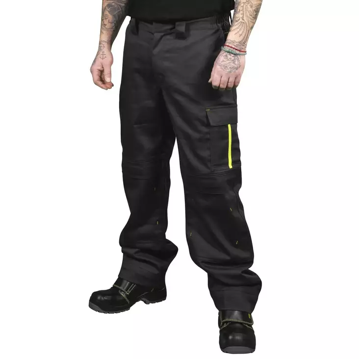 PALOSUOJAHOUSUT SITRIINI T.HARMAA - Palosuojatyövaatteet - PAT804-2XL - 1