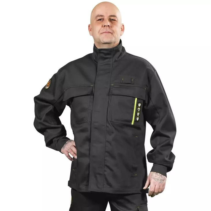 PALOSUOJATAKKI SERIINI T.HARMAA - Palosuojatyövaatteet - PAT803-2XL - 1