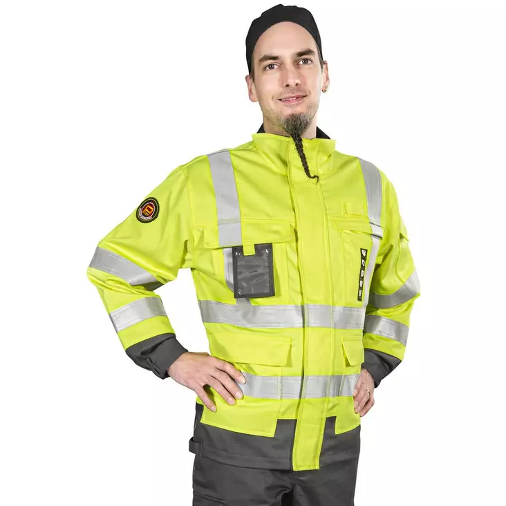 PALOSUOJATAKKI SERPENT FL.KEL/T.HARMAA LK3 EN204 - Palosuojatyövaatteet - PAT853K-2XL - 1