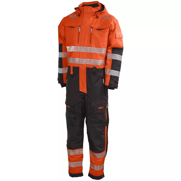 TALVIHAALARI ARROW FL.PUN/MUSTA LK3 - Työhaalarit - PAT527P-2XL - 1