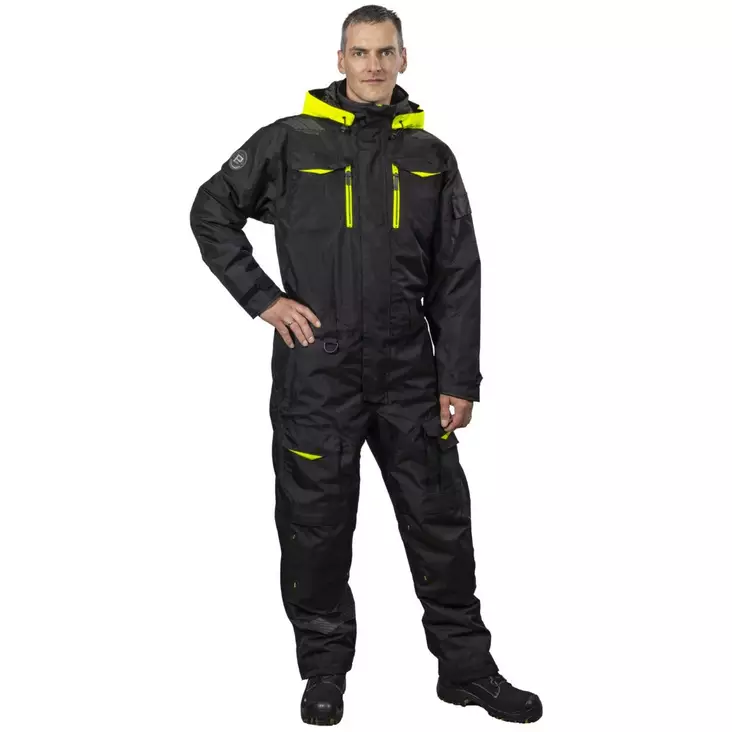 TALVIHAALARI FALCON MUSTA/FL.KELT - Työhaalarit - PAT189K-2XL - 1