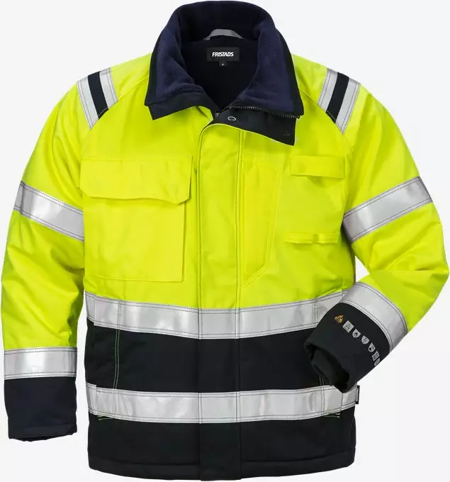 FRISTADS FLAMESTAT HIGH VIS PALOSUOJATTU TALVITAKKI LK 3 41 - Palosuojatyövaatteet - 119923-171-2XL - 1