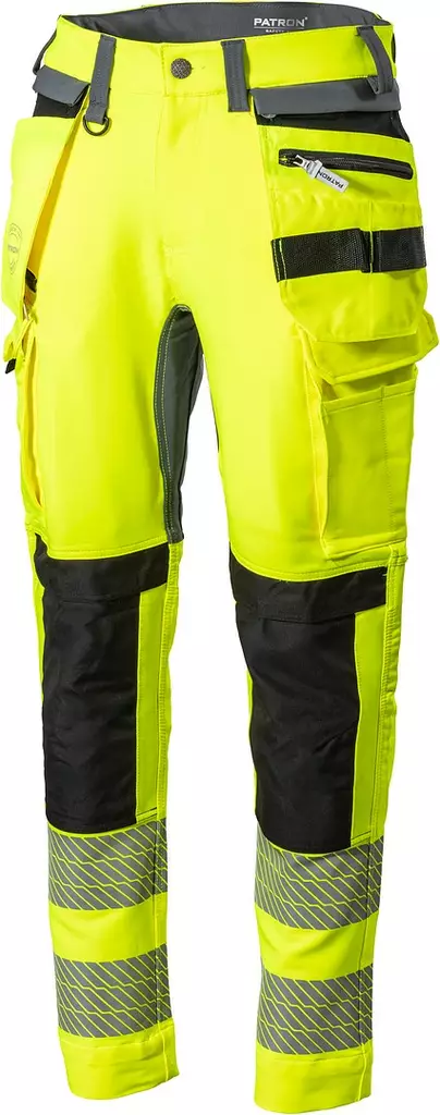 M.Stretchhousu Wellfit Neo Hi-Vis Keltainen - Kesätyöhousut - PAT620K-2XL - 1