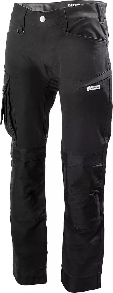 Patron Miesten Stretch Housu Wellfit NYX Musta - Kesätyöhousut - PAT622M-2XL - 1