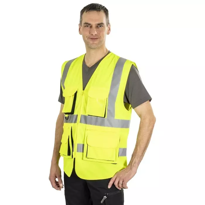 Patron MULTI POCKET LK2 FL.Keltainen Huomioliivi - Työliivit ja työkaluvyöt - PAT536K-2XL - 1