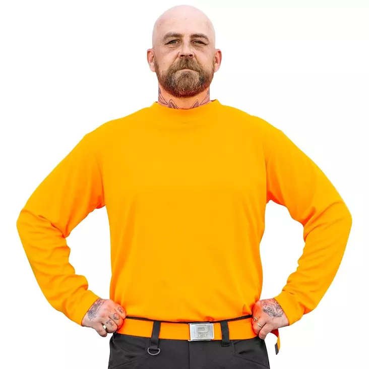 PITKÄHIH.PAITA FYLLIITTI FL.ORANSSI TEKNINEN - Paidat ja hupparit - PAT554-L - 1