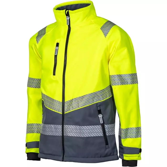 Softshelltakki Milan HI-VIS Kelt./h - Kesätyötakit - PAT613K-2XL - 1