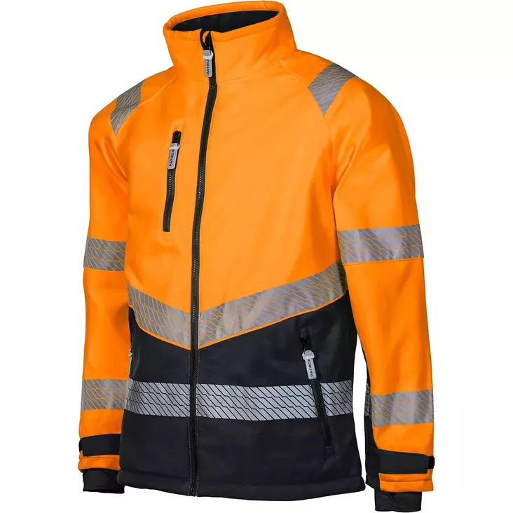 Softshelltakki Milan HI-VIS Oranssi/Musta - Kesätyötakit - PAT613O-2XL - 1