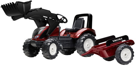 POLKUTRAKTORI VALTRA KÄRRYLLÄ JA ETUKUORMAAJALLA 3-7V - Lasten mönkijät - FA4000M - 1